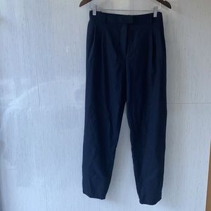 Michael Michael Kors Navy Blue Wool Blend Pants